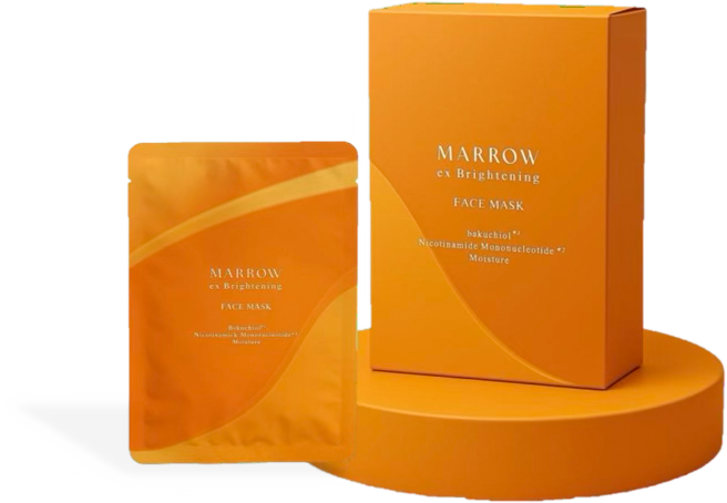 MARROW ex. ブライトニングフェイスマスク 25g×10枚